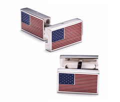 American Flag Flip Bar Cufflinks